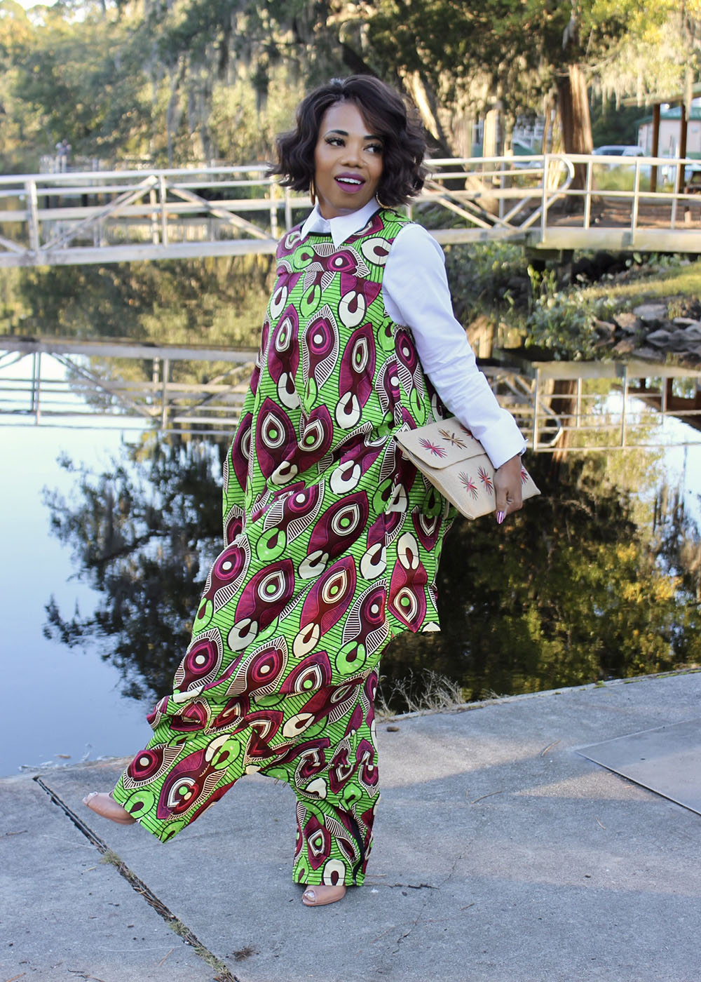 In My Bag - Green Ankara - Image 4