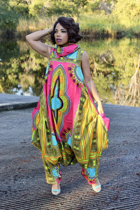 In My Bag - Pink Dashiki