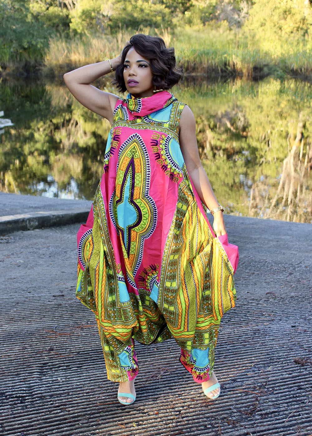 In My Bag - Pink Dashiki