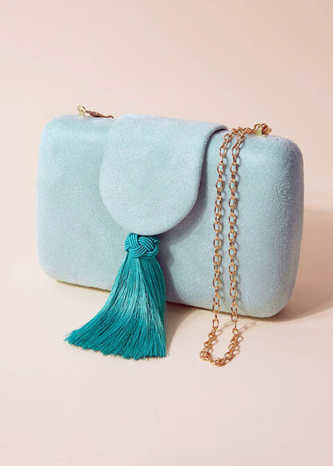 I Speak Satin Clutch